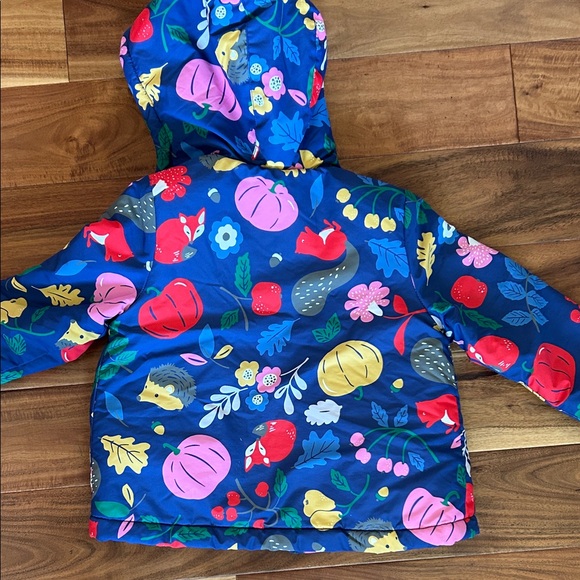 Mini Boden Colorful Floral Puffer Jacket - Picture 6 of 6